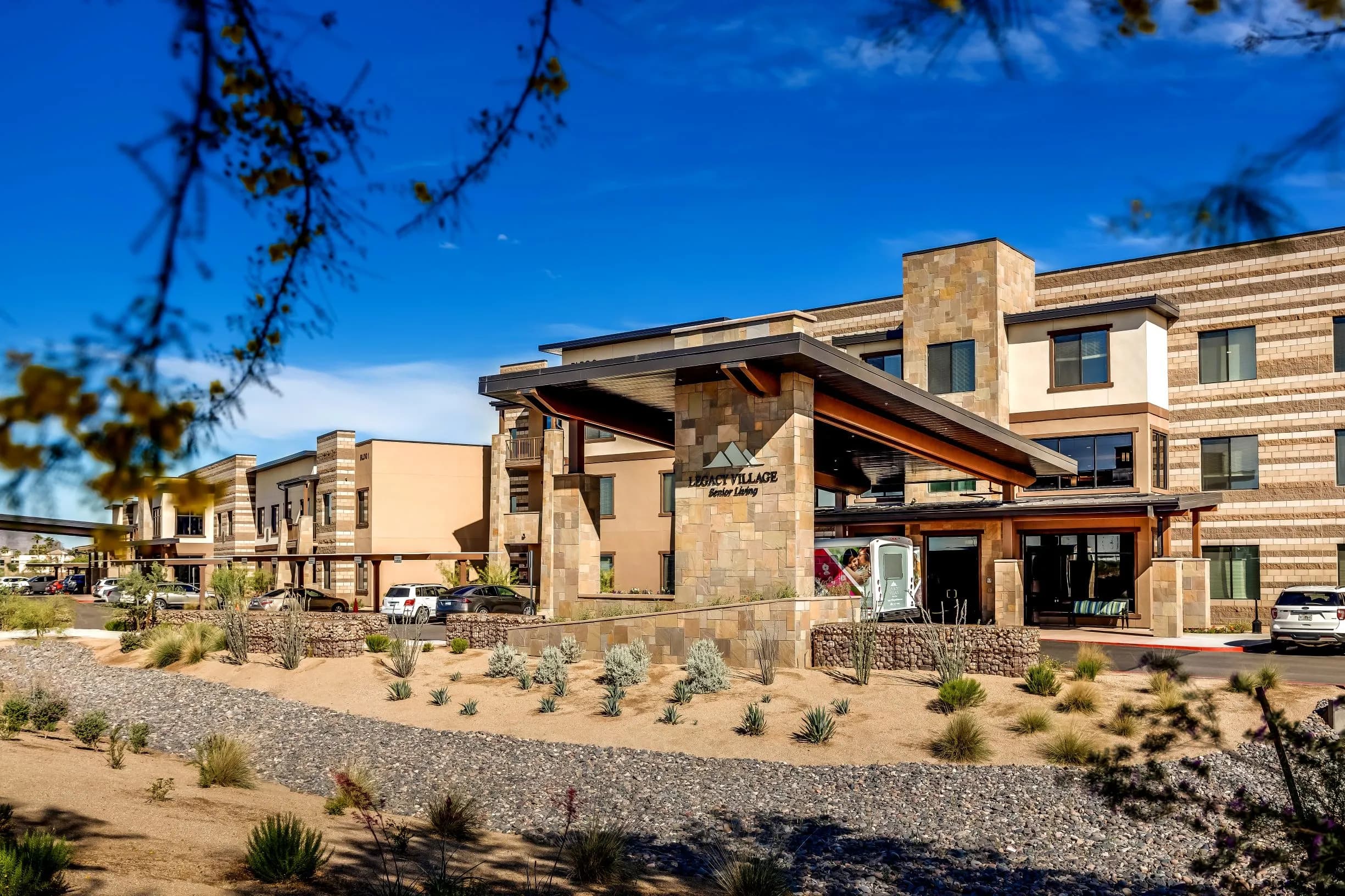 exterior of premier senior living in Salt River